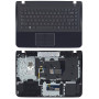 Клавиатура для ноутбука Samsung SF411 SF410 черная топ-панель синяя