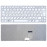 Клавиатура для ноутбука Sony VAIO SVE11 белая с белой рамкой