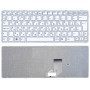 Клавиатура для ноутбука Sony VAIO SVE11 белая с белой рамкой