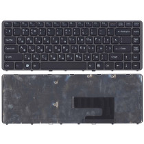 Клавиатура для ноутбука Sony Vaio VGN-NW черная с рамкой