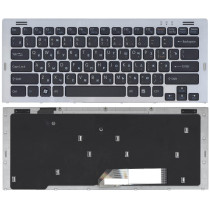 Клавиатура для ноутбука Sony Vaio VGN-SR черная с рамкой