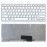 Клавиатура для ноутбука Sony Vaio VPC-CW VPCCW белая c рамкой