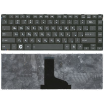 Клавиатура для ноутбука Toshiba L800 L830 черная с черной рамкой