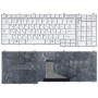Клавиатура для ноутбука Toshiba Satellite P205-S6237 серая (шлейф по центру)