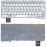 Клавиатура для ноутбука Toshiba Satellite U300 U305 серебристая