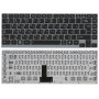 Клавиатура для ноутбука Toshiba Satellite U900 U920T U840 U800 черная с серой рамкой