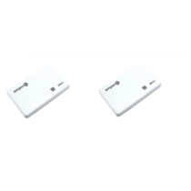Корпус для жесткого диска Amperin AM25U2PW 2,5", USB 2.0, пластиковый, белый 2 шт