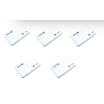 Корпус для жесткого диска Amperin AM25U2PW 2,5", USB 2.0, пластиковый, белый 5 шт