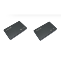 Корпус для жесткого диска Amperin AM25U3PB 2,5", USB 3.0, пластиковый, черный 2 шт