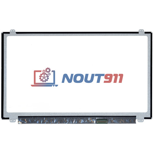 Матрица (экран) для ноутбука 15,6" CMO-Innolux, N156BGE-E31, LED, 30pin eDP, HD (1366x768), SLIM, матовая, уши вверх-вниз, разъем справа