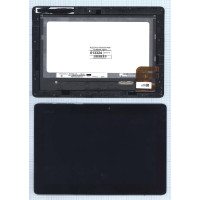Модуль (матрица + тачскрин) для Asus TF300 (Transformer Pad) без ревизии черный с рамкой