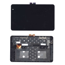 Модуль (матрица + тачскрин) для Dell Venue 8 Pro черный с рамкой