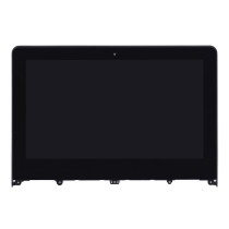 Модуль (матрица + тачскрин) для Lenovo Yoga 300-11IBR черный с рамкой