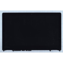 Модуль (матрица + тачскрин) для Lenovo Yoga 510-15IKB черный с рамкой
