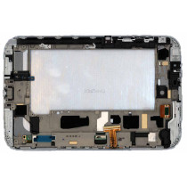 Модуль (матрица + тачскрин) для Samsung Galaxy Note 8.0 GT-N5100 белый с рамкой