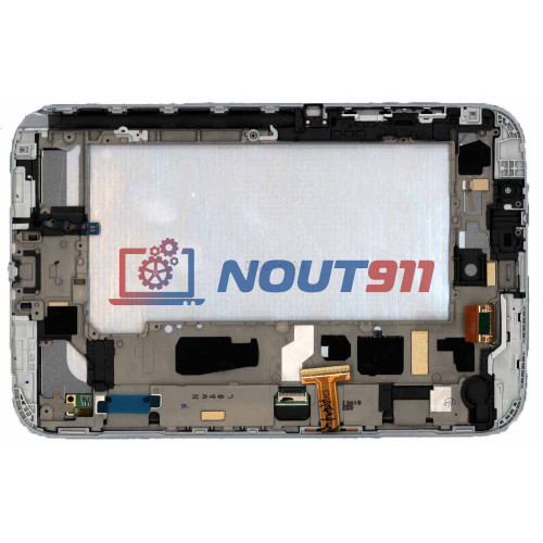 Модуль (матрица + тачскрин) для Samsung Galaxy Note 8.0 GT-N5100 белый с рамкой