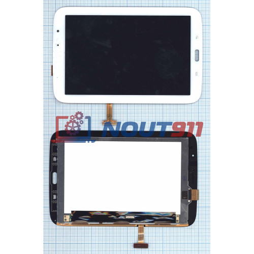 Модуль (матрица + тачскрин) для Samsung Galaxy Note 8.0 GT-N5110 белый