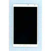 Модуль (матрица + тачскрин) для Samsung Galaxy Tab S 8.4 SM-T700 белый с рамкой