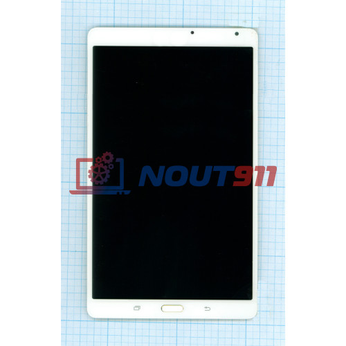 Модуль (матрица + тачскрин) для Samsung Galaxy Tab S 8.4 SM-T700 белый с рамкой