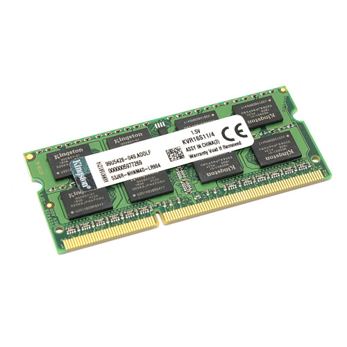 Модуль памяти SODIMM DDR3 1600MHz (PC-12800) 4Gb Kingston KVR16S11/4, 1.5V, Retail