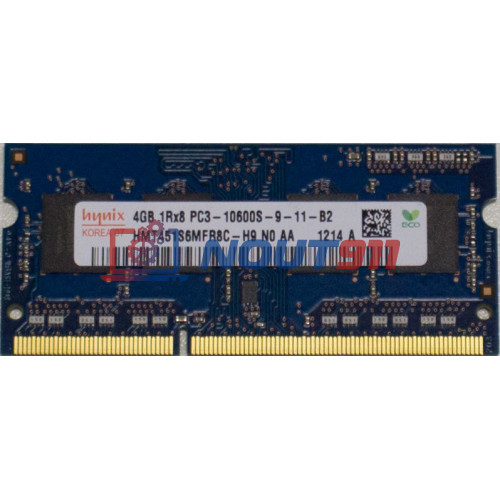 Модуль памяти SODIMM DDR3 1333MHz (PC-10600) 4Gb Hynix HMT351S6BFR8C-H9 N0 AA, Retail