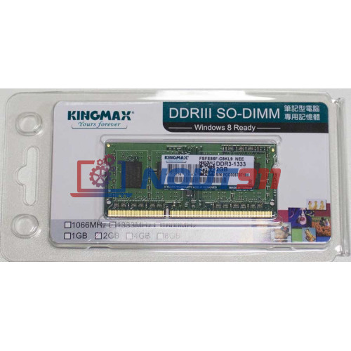 Модуль памяти KINGMAX DDR3- 2Гб, 1333, SO-DIMM, Ret