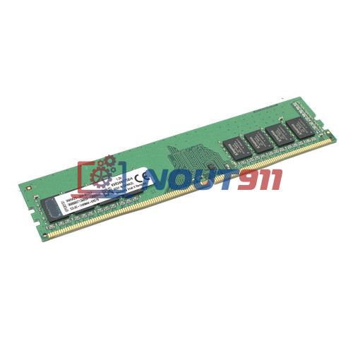 Оперативная память для компьютера DIMM DDR4 4Gb Kingston KVR24N17S8/4 2400MHz (PC-19200) CL17, 280pin, 1.2V, Retail