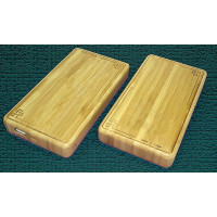 Powerbank OJD-N1 в Деревянном корпусе со встроенной функцией беспроводной QI зарядки 8000mAh 5V 1.5A