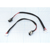 Разъем для ноутбука Asus X550 X550C X550CA X550CC c кабелем