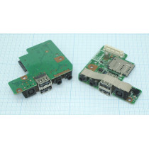 Плата питания для ноутбука HY-DE031 Dell Latitude E5400 с USB и Audio разъемами