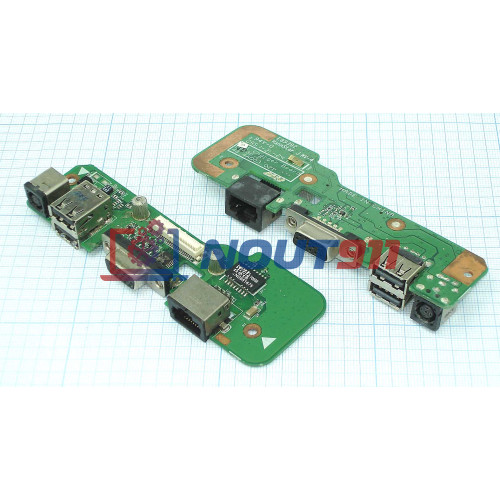 Плата питания для ноутбука HY-DE033 Dell Inspiron 1545 с USB VGA и LAN разъемами