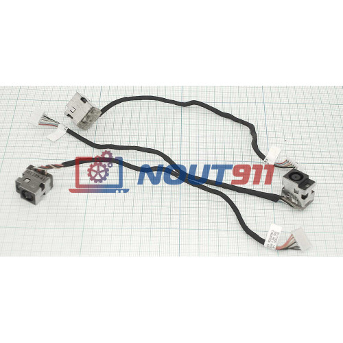 Разъем для ноутбука HY-HP052 HP Pavilion G43 Compaq Presario CQ43 CQ57 с кабелем