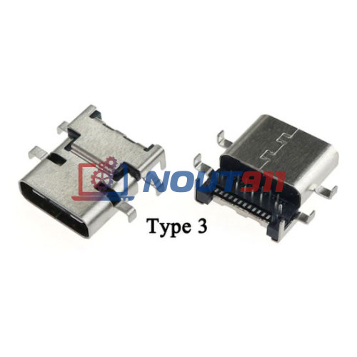 Разъем USB TYPE-C для ноутбука Lenovo ThinkPad E480 E485 E580 E585 R480 E590 VER-3