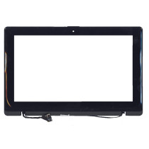 Сенсорное стекло (тачскрин) для Asus VivoBook X200LA черное с рамкой