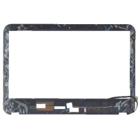 Сенсорное стекло (тачскрин) для Dell Inspiron 15R-3521 черное с рамкой