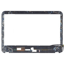 Сенсорное стекло (тачскрин) для Dell Inspiron 15R-3521 черное с рамкой