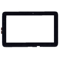 Сенсорное стекло (тачскрин) для HP Pavilion 11 X360 черный с рамкой