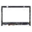 Сенсорное стекло (тачскрин) для Lenovo IdeaPad Z400 Touch MCF-140-0650 черное с рамкой
