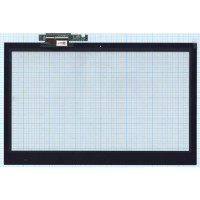 Сенсорное стекло (тачскрин) для Sony Vaio SVT15 черное