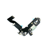 Шлейф с разъемом зарядки и микрофоном для Apple iPhone 12, iPhone 12 Pro, зеленый