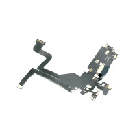 Шлейф с разъемом зарядки и микрофоном для Apple iPhone 13 Pro, голубой