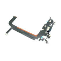 Шлейф с разъемом зарядки и микрофоном для Apple iPhone 13 Pro Max, голубой