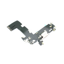 Шлейф с разъемом зарядки и микрофоном для Apple iPhone 13, розовый