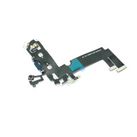 Шлейф с разъемом зарядки и микрофоном для Apple iPhone iPhone 12 Mini, черный