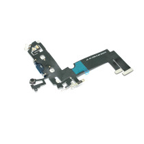 Шлейф с разъемом зарядки и микрофоном для Apple iPhone iPhone 12 Mini, черный