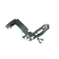 Шлейф с разъемом зарядки и микрофоном для Apple iPhone iPhone 12 Mini, голубой