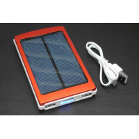 Универсальный внешний аккумулятор Powerbank 10000mAh на солнечной батарее