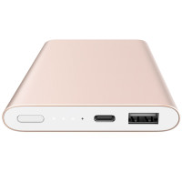 Универсальный внешний аккумулятор для Xiaomi Mi Pro PLM03ZM (10000mAh) Type-C Rose-Gold