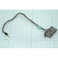 Разъем USB для ноутбука HP ProBook 4720s двойной с кабелем