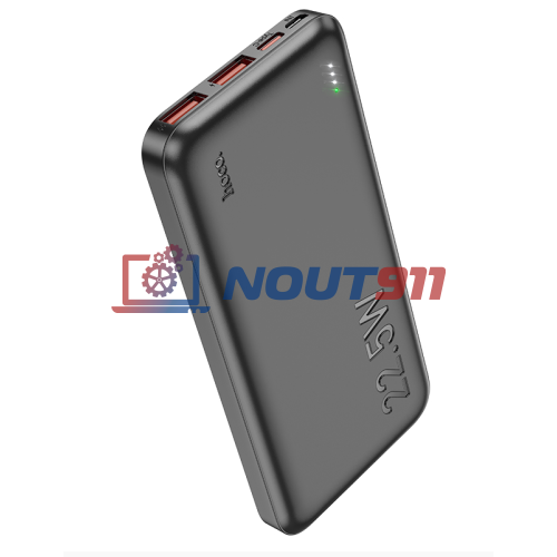 Внешний аккумулятор Powerbank HOCO J101 Astute, 10000mAh черный
